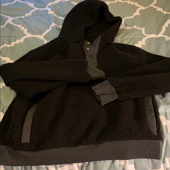 Old navy hoodie quarter snap pullover - Picture 1 of 6